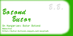 botond butor business card